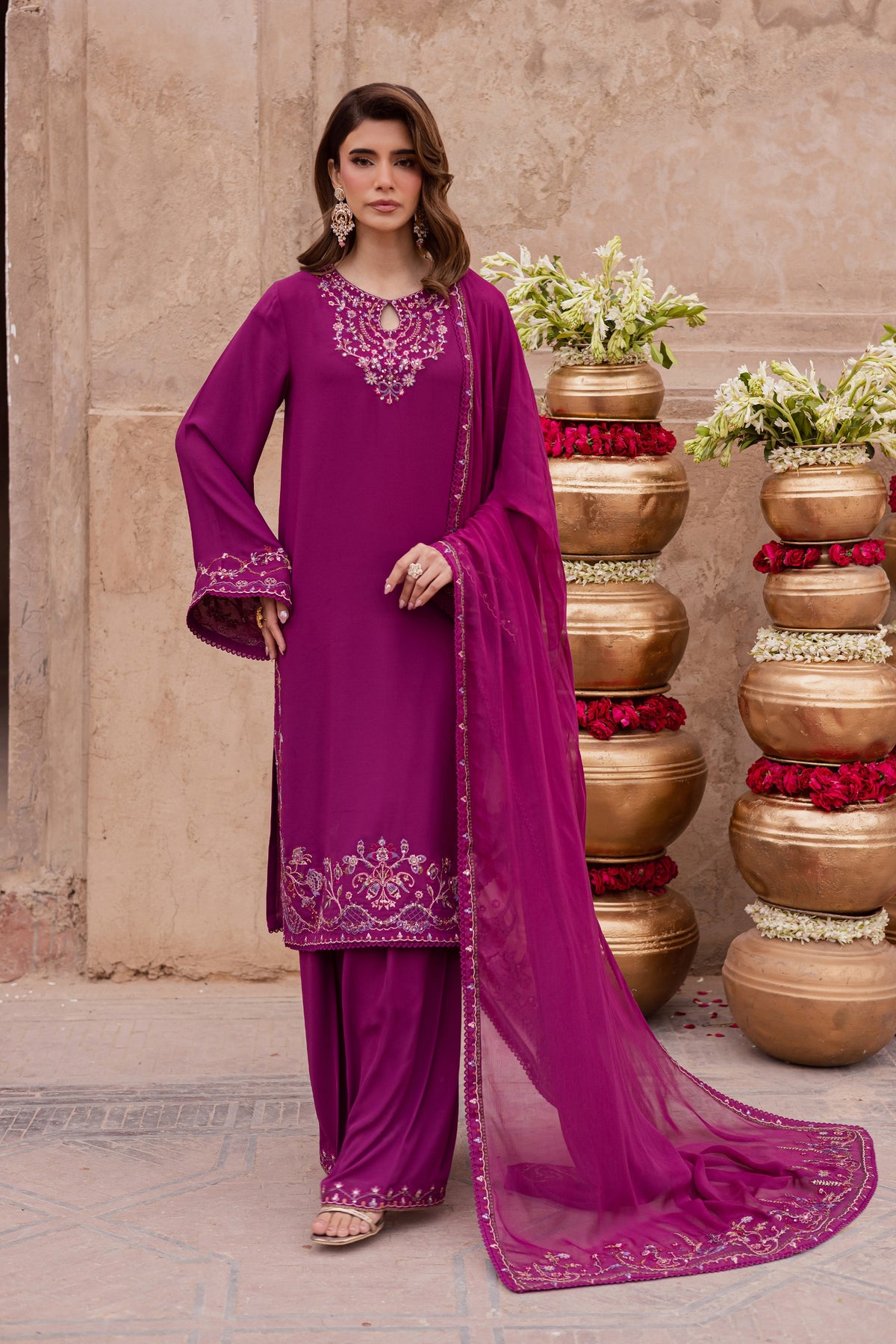 Batik | Gulmohar Festive Eid Edit 26' | Rehab 3Pc
