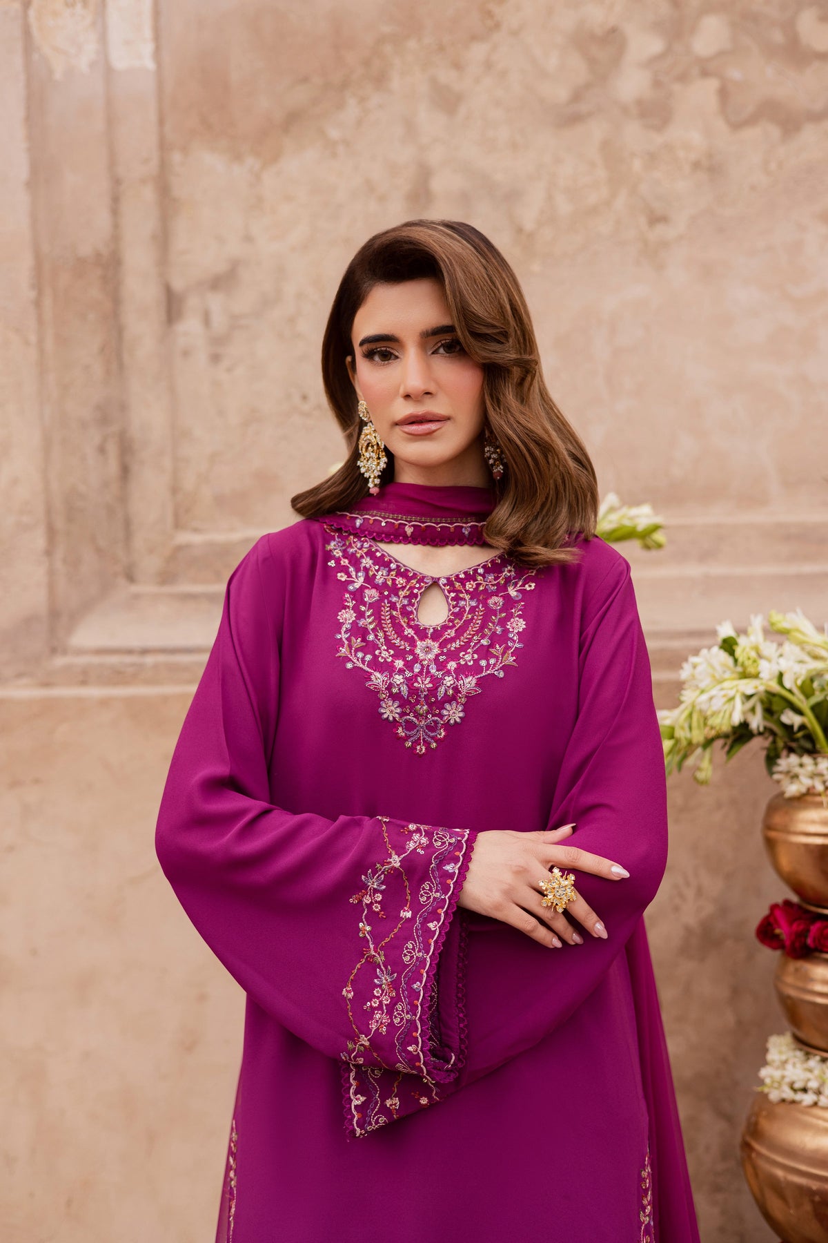 Batik | Gulmohar Festive Eid Edit 26' | Rehab 3Pc, image 2