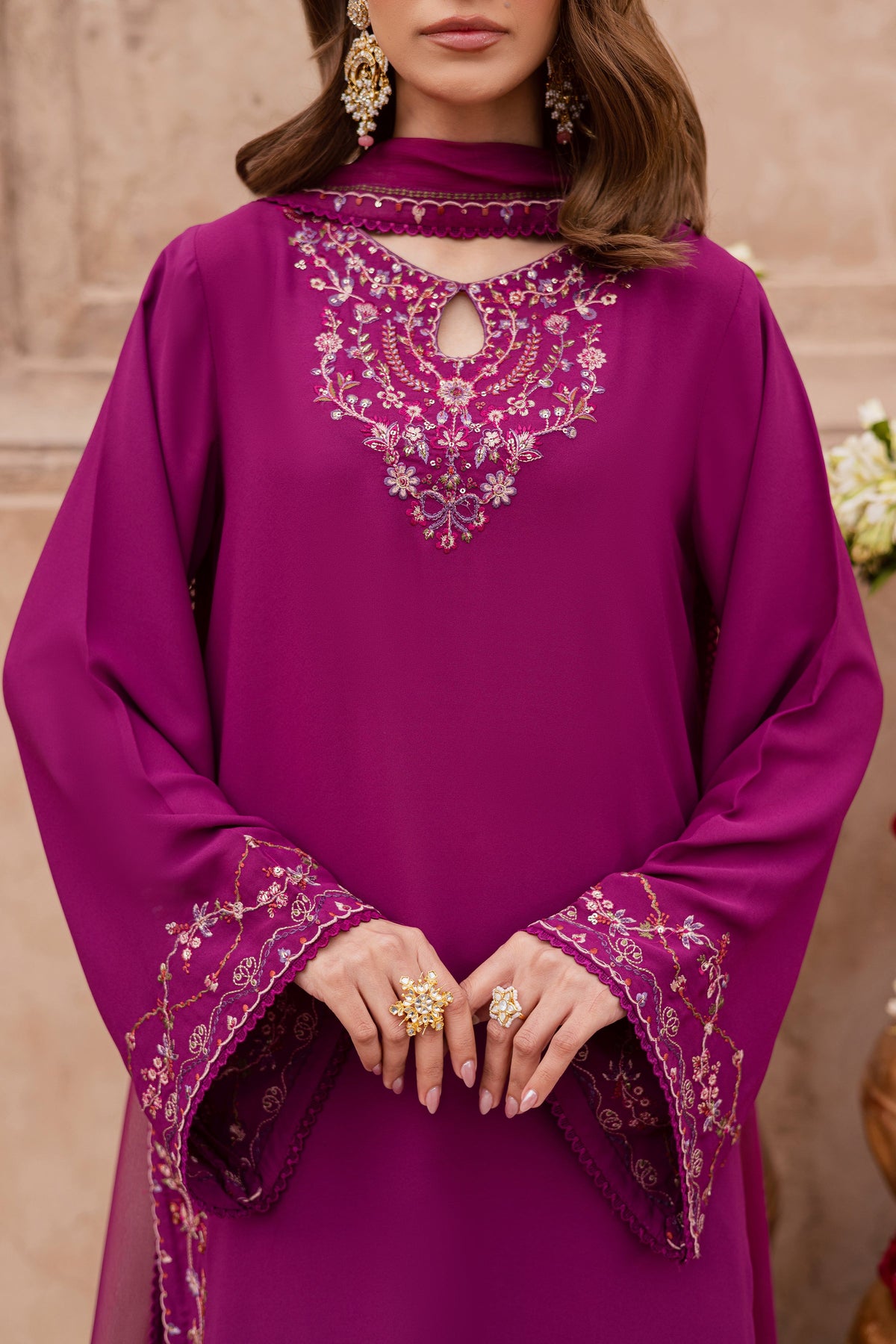 Batik | Gulmohar Festive Eid Edit 26' | Rehab 3Pc, image 7