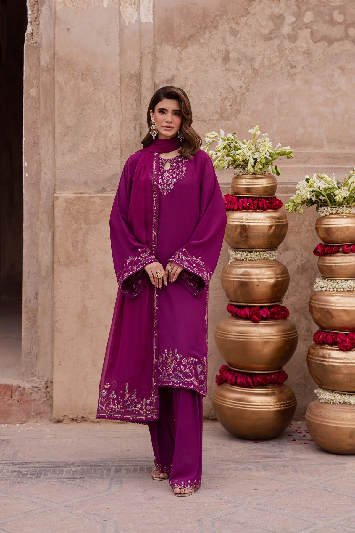 Batik | Gulmohar Festive Eid Edit 26' | Rehab 3Pc, image 4