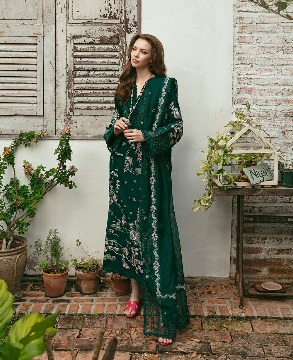 Republic Womenswear | Embroidered Pret 24 | Fleur -  Republic Womenswear Luxury - Original Designer Dress - House of Maryam