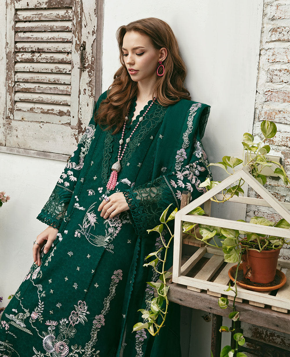 Republic Womenswear | Embroidered Pret 24 | Fleur -  Republic Womenswear Luxury - Original Designer Dress - House of Maryam