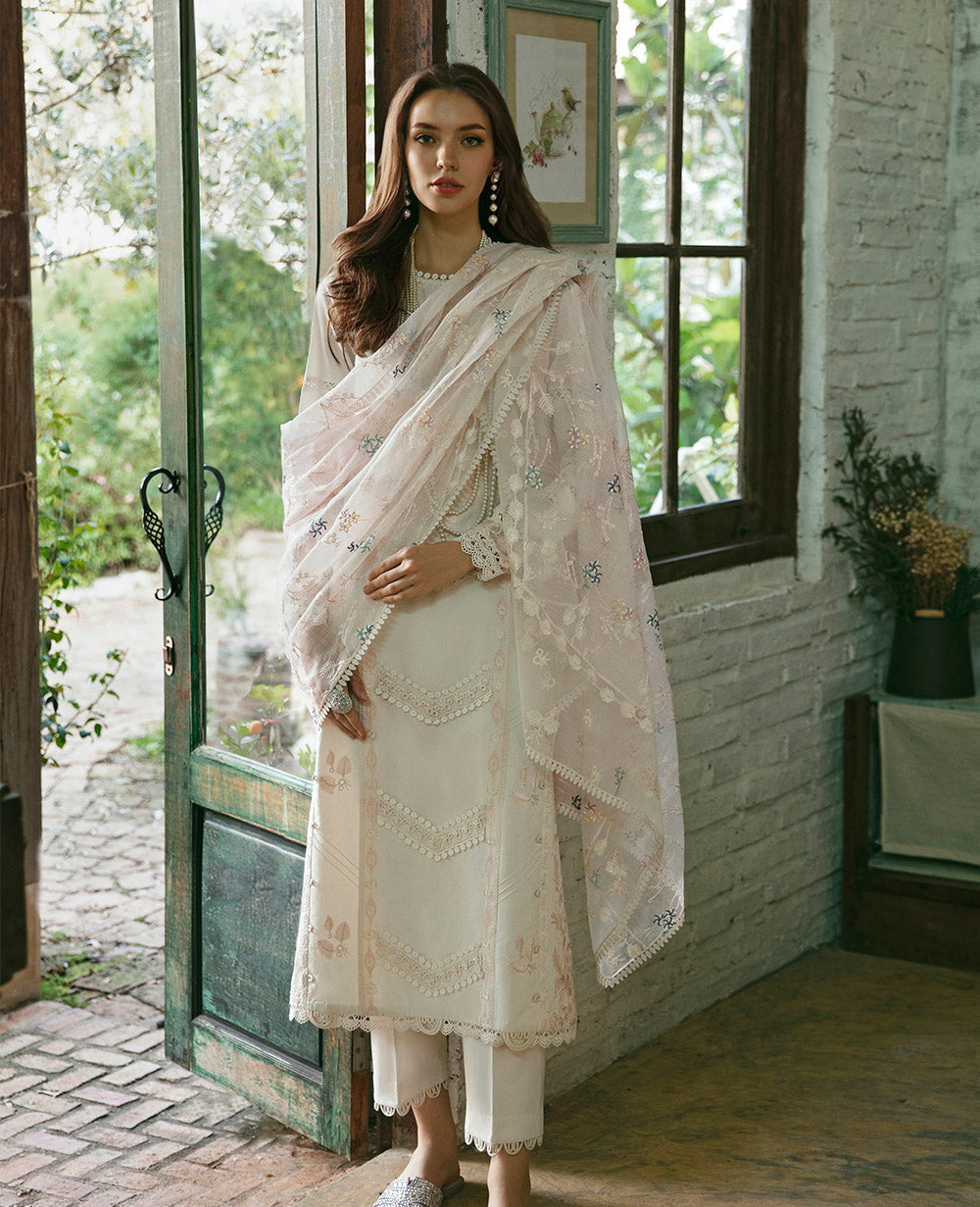 Republic Womenswear | Embroidered Pret 24 | Leuer -  Republic Womenswear Luxury - Original Designer Dress - House of Maryam