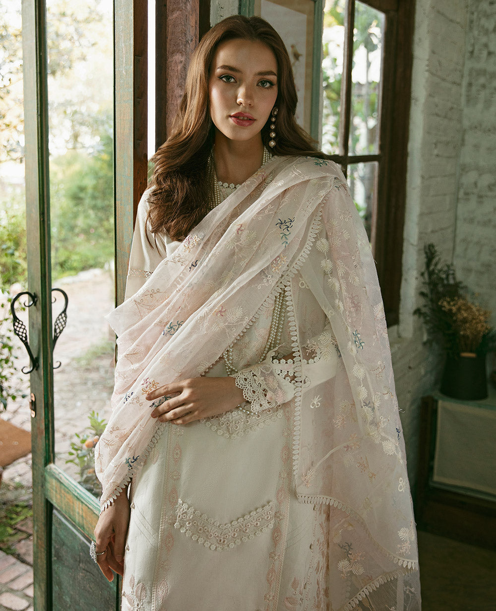 Republic Womenswear | Embroidered Pret 24 | Leuer -  Republic Womenswear Luxury - Original Designer Dress - House of Maryam