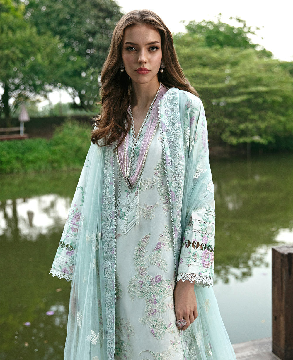 Republic Womenswear | Embroidered Pret 24 | Ilana -  Republic Womenswear Luxury - Original Designer Dress - House of Maryam
