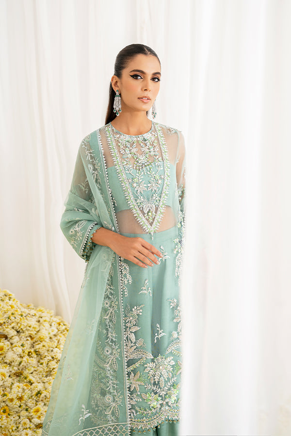Saffron | Reveur Luxury Festive | SF-08 Aislin -  Saffron Formal - Original Designer Dress - House of Maryam