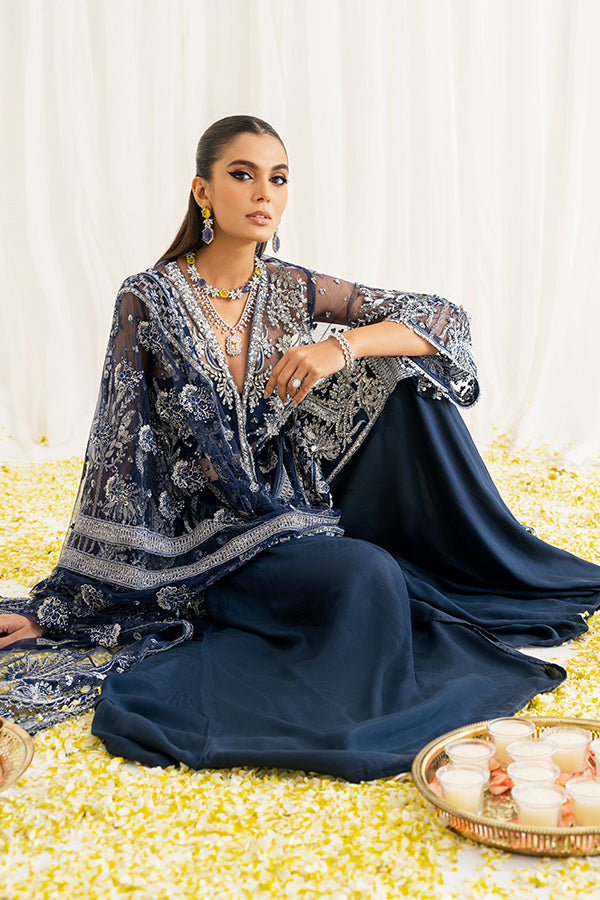 Saffron | Reveur Luxury Festive | SF-07 Marina -  Saffron Formal - Original Designer Dress - House of Maryam