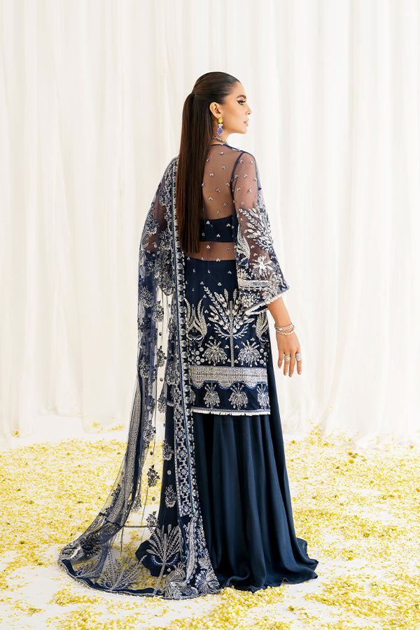 Saffron | Reveur Luxury Festive | SF-07 Marina -  Saffron Formal - Original Designer Dress - House of Maryam