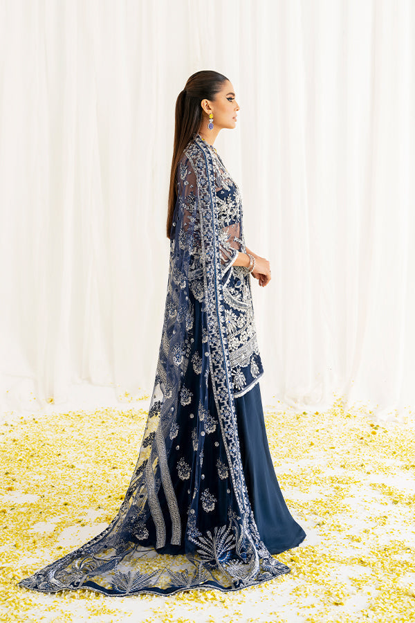 Saffron | Reveur Luxury Festive | SF-07 Marina -  Saffron Formal - Original Designer Dress - House of Maryam