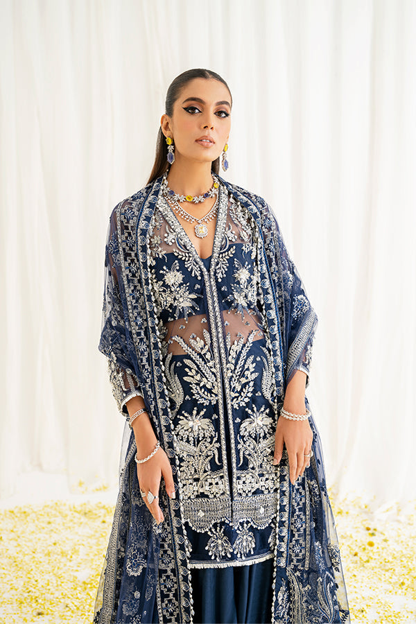 Saffron | Reveur Luxury Festive | SF-07 Marina -  Saffron Formal - Original Designer Dress - House of Maryam
