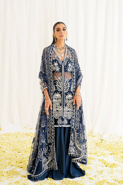 Saffron | Reveur Luxury Festive | SF-07 Marina -  Saffron Formal - Original Designer Dress - House of Maryam