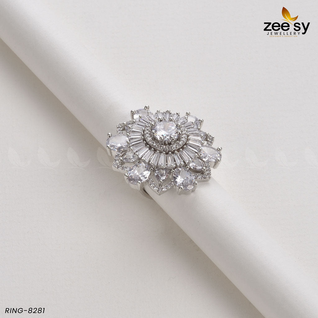Sunflower Ring-8281 -  Zeesy Rings - Original Designer Dress - House of Maryam