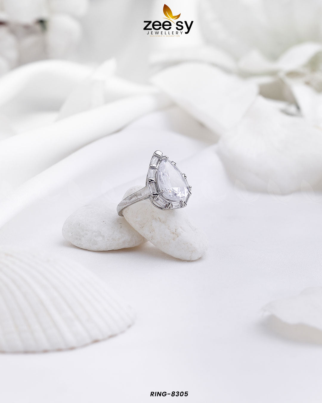 Ring-8305 -  Zeesy Rings - Original Designer Dress - House of Maryam