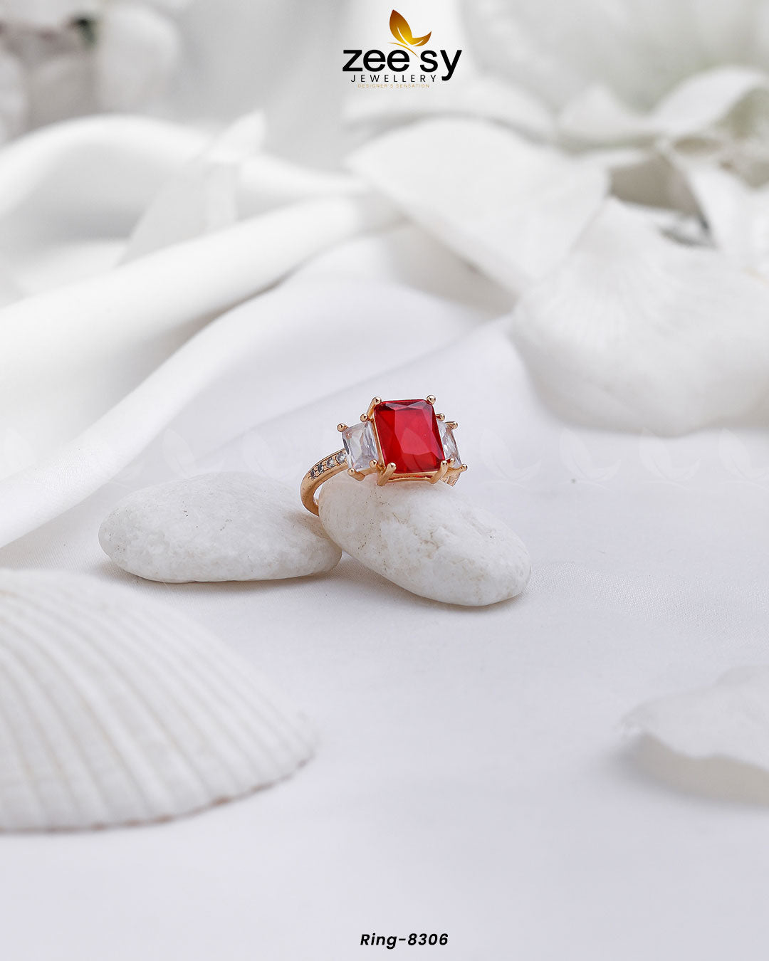 Ring-8306 -  Zeesy Rings - Original Designer Dress - House of Maryam