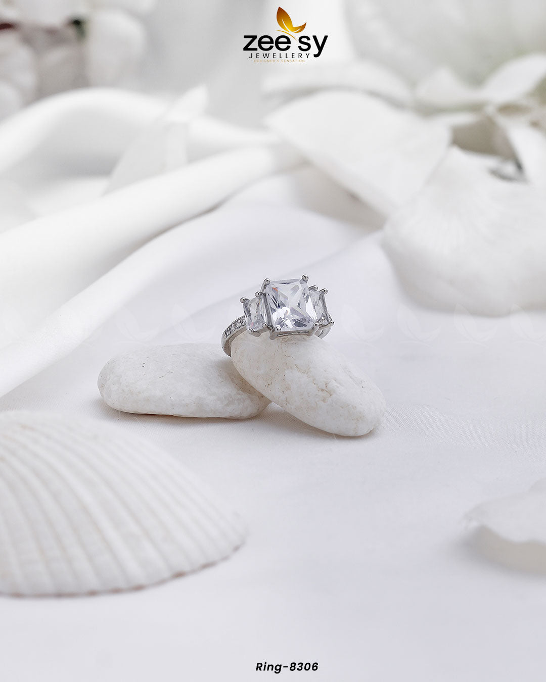 Ring-8306 -  Zeesy Rings - Original Designer Dress - House of Maryam