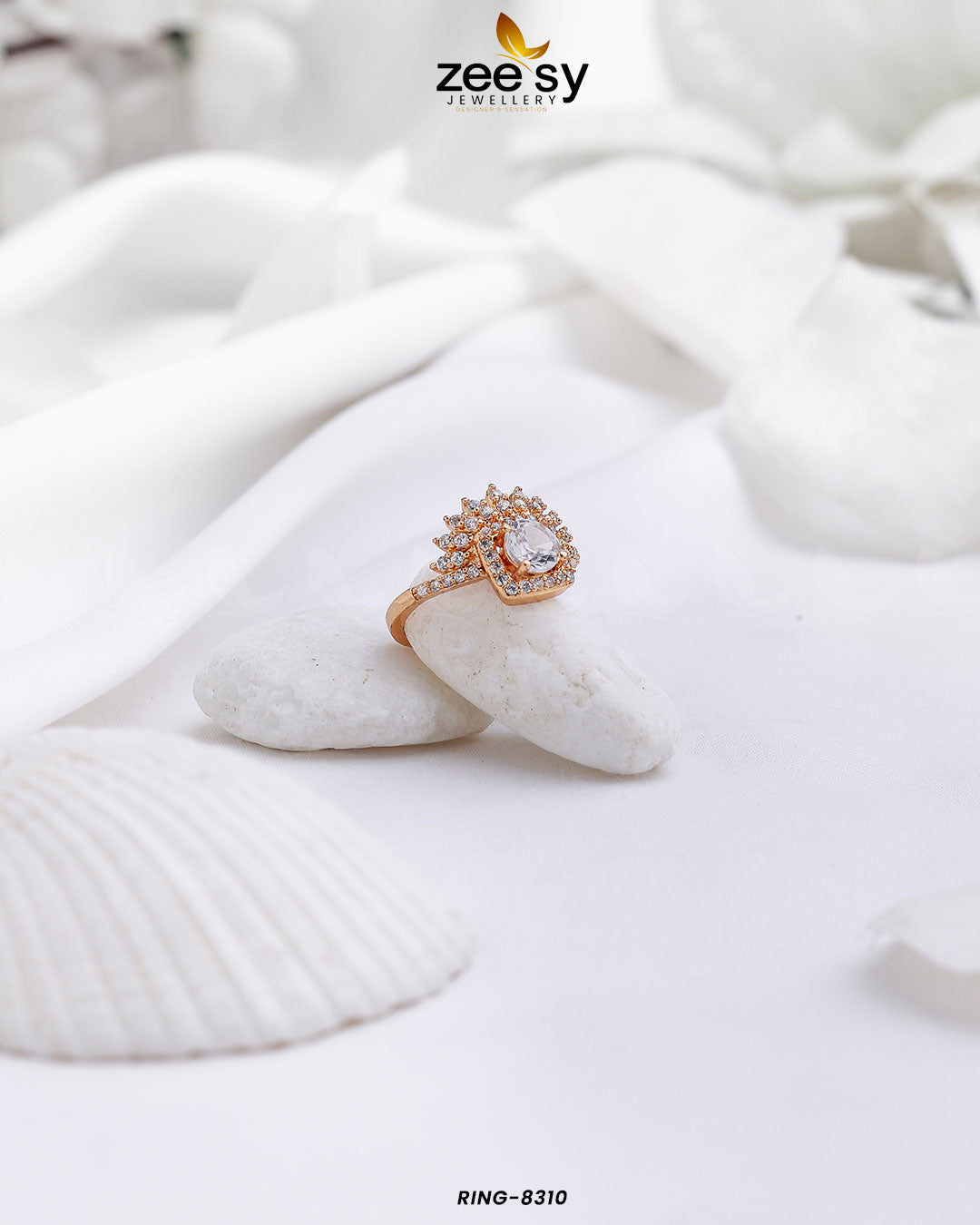 Ring-8310 -  Zeesy Rings - Original Designer Dress - House of Maryam