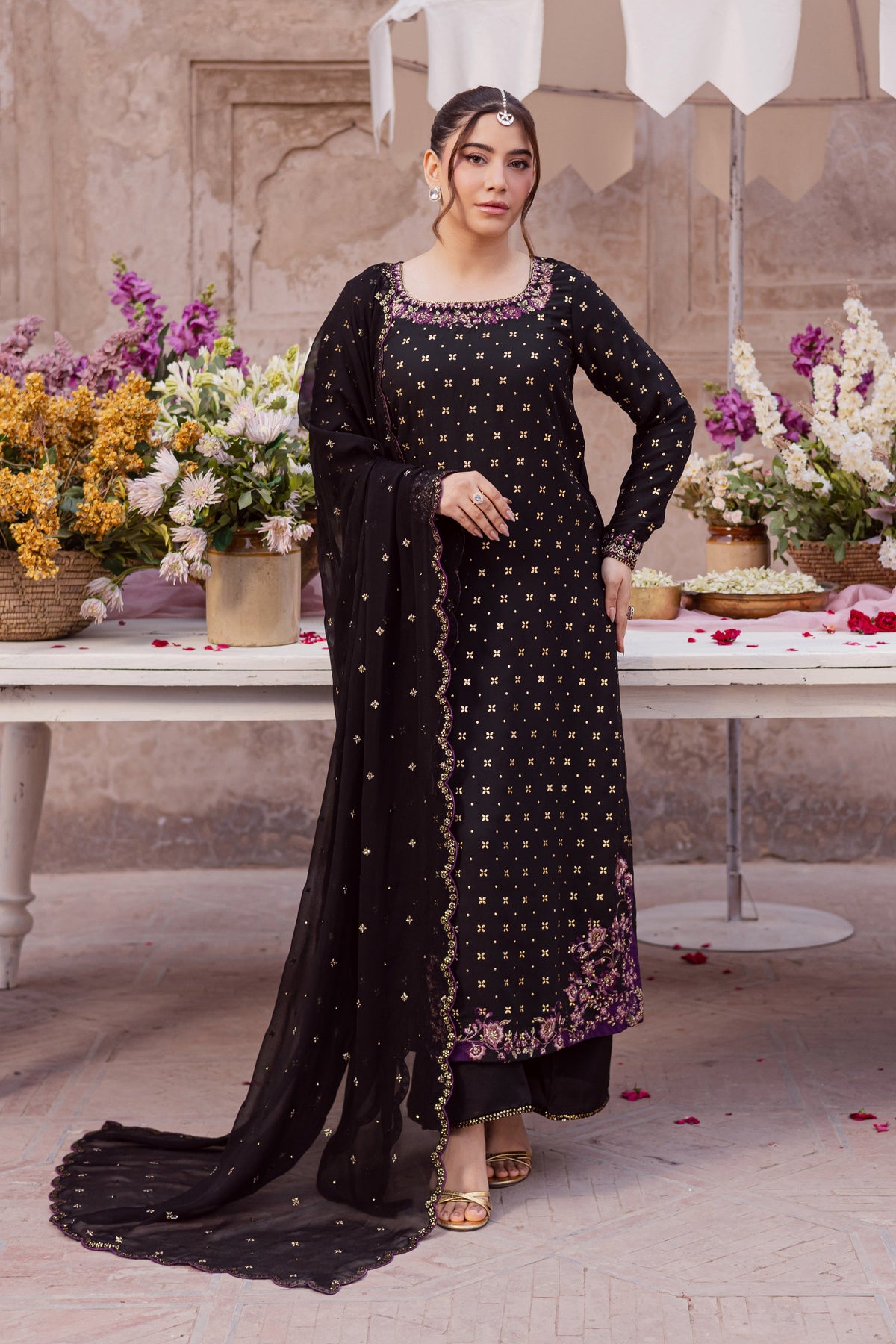 Batik | Gulmohar Festive Eid Edit 26' | Rivka 3Pc, image 3