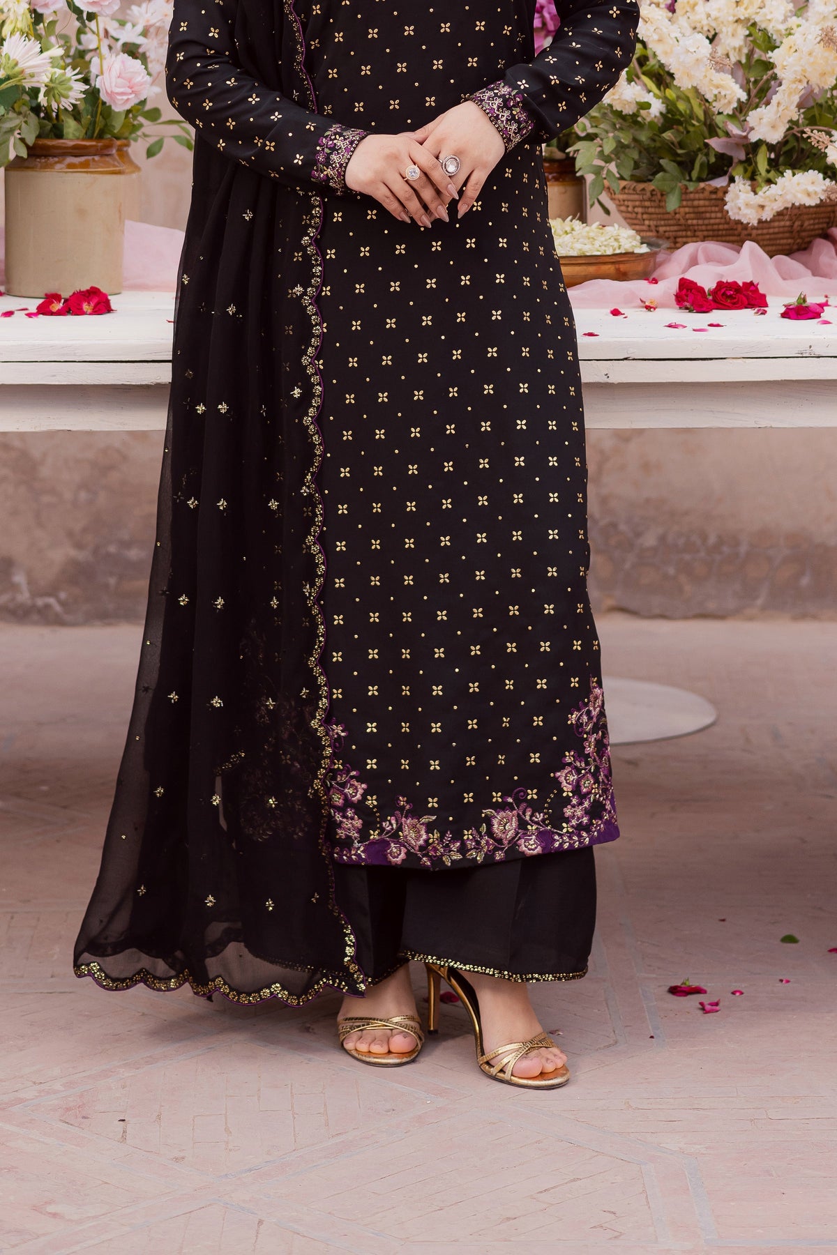 Batik | Gulmohar Festive Eid Edit 26' | Rivka 3Pc, image 7