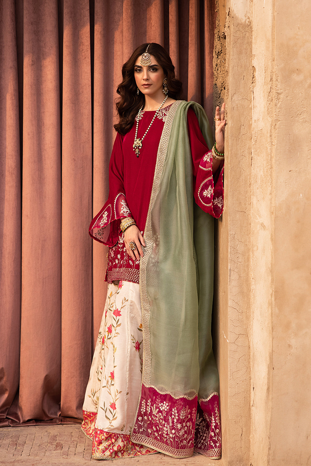 Azure | Vogue Formals | Rose Reverie -  Azure Ladies Clothes - Original Designer Dress - House of Maryam