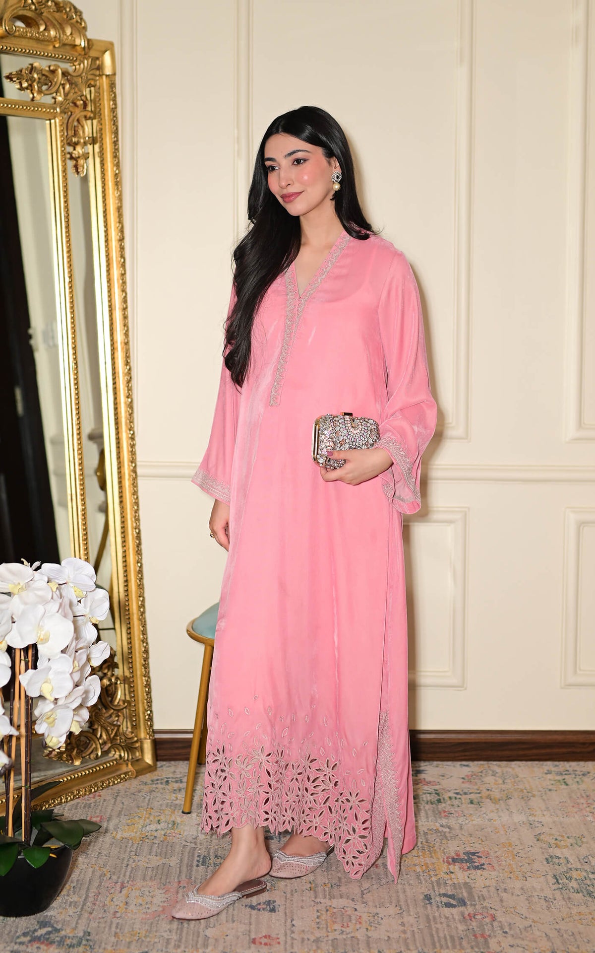 Asifa and Nabeel | Zephyr Formals | Rose Seira Kaftan, image 4