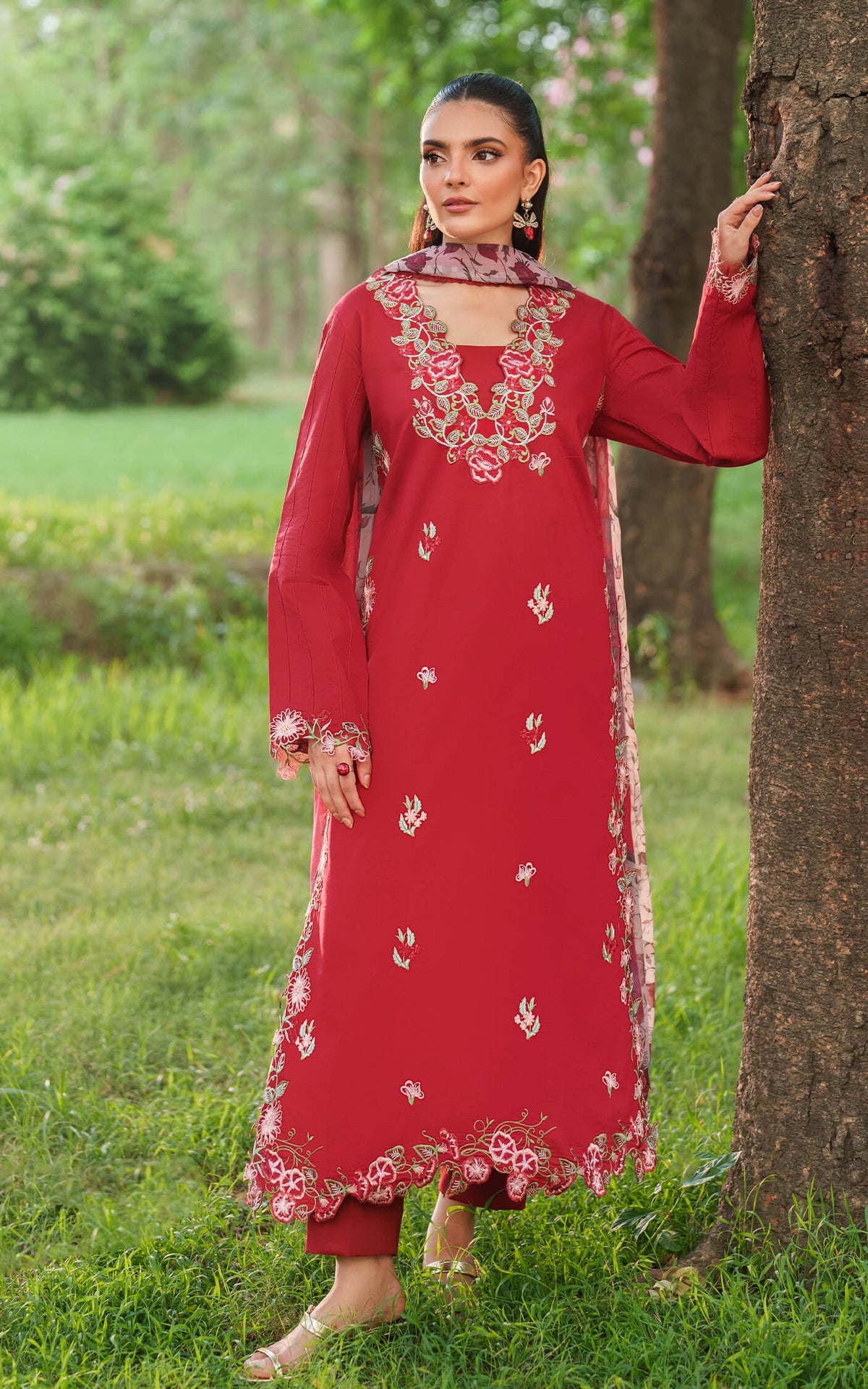 Asifa and Nabeel | Eden Cambric 25 | Rosé Whisper ECU25-07 -  Asifa and Nabeel Ladies Clothes - Original Designer Dress - House of Maryam