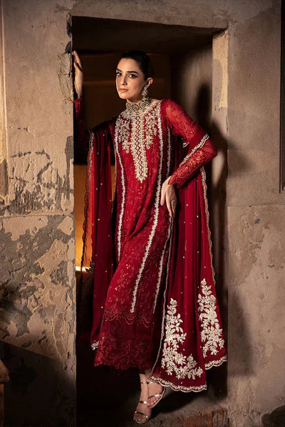 Azure | Luxe Formals | Royal Crimson -  Azure Ladies Clothes - Original Designer Dress - House of Maryam