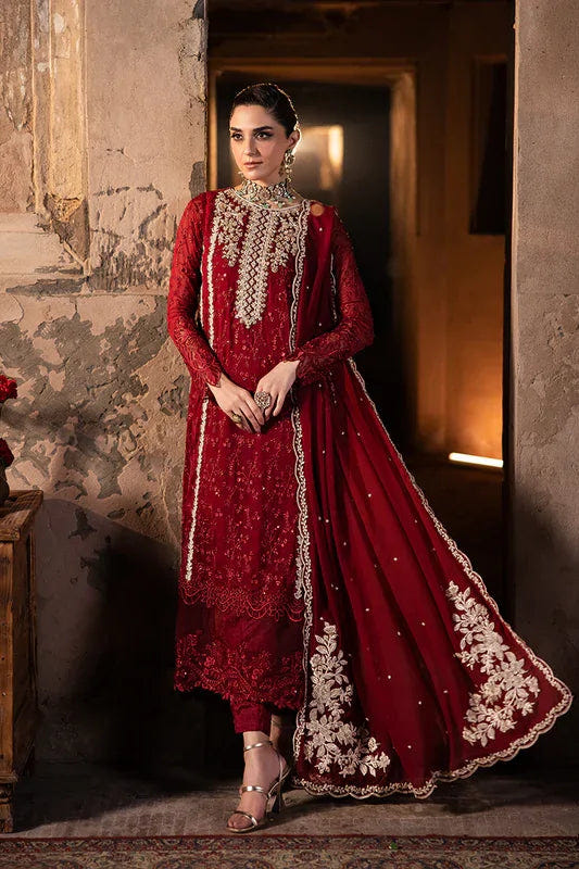 Azure | Luxe Formals | Royal Crimson -  Azure Ladies Clothes - Original Designer Dress - House of Maryam