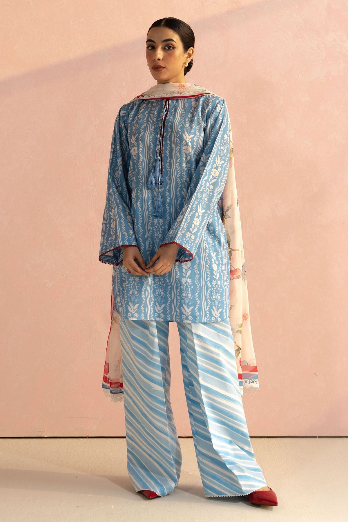 Zara Shahjahan | Coco Prints 25 | Ruby-9B -  Zara Shahjahan Ladies Clothes - Original Designer Dress - House of Maryam