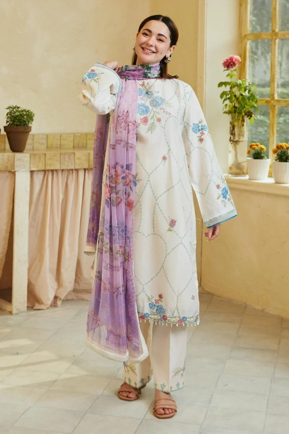Zara Shahjahan | Coco Lawn 24 | RUHI-10A -  Zara Shahjahan Luxury -  House of Maryam