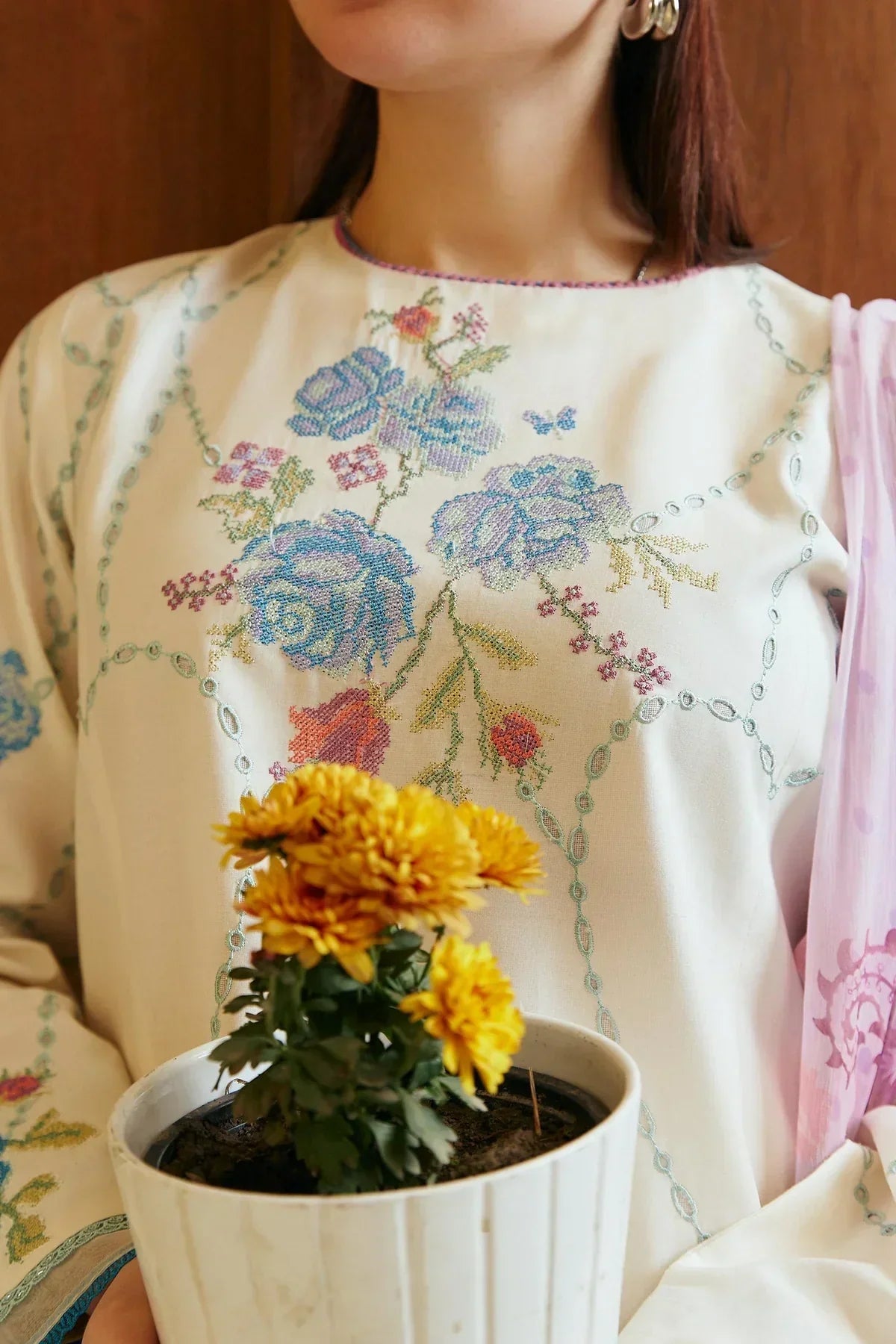 Zara Shahjahan | Coco Lawn 24 | RUHI-10A -  Zara Shahjahan Luxury -  House of Maryam