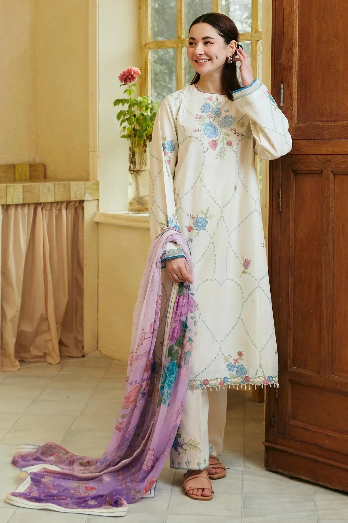 Zara Shahjahan | Coco Lawn 24 | RUHI-10A -  Zara Shahjahan Luxury -  House of Maryam