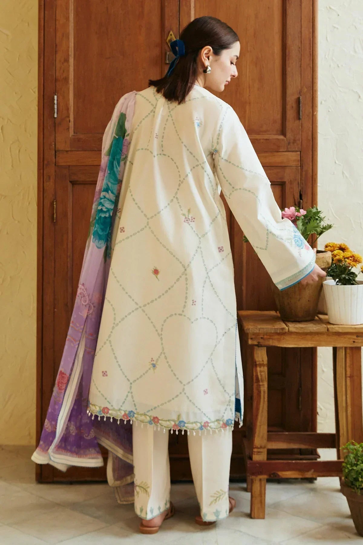 Zara Shahjahan | Coco Lawn 24 | RUHI-10A -  Zara Shahjahan Luxury -  House of Maryam