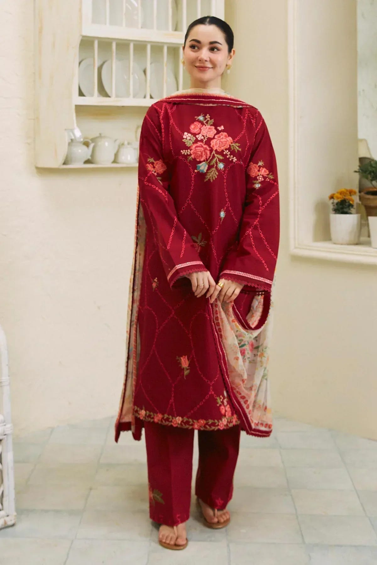 Zara Shahjahan | Coco Lawn 24 | RUHI-10B -  Zara Shahjahan Luxury - Original Designer Dress - House of Maryam
