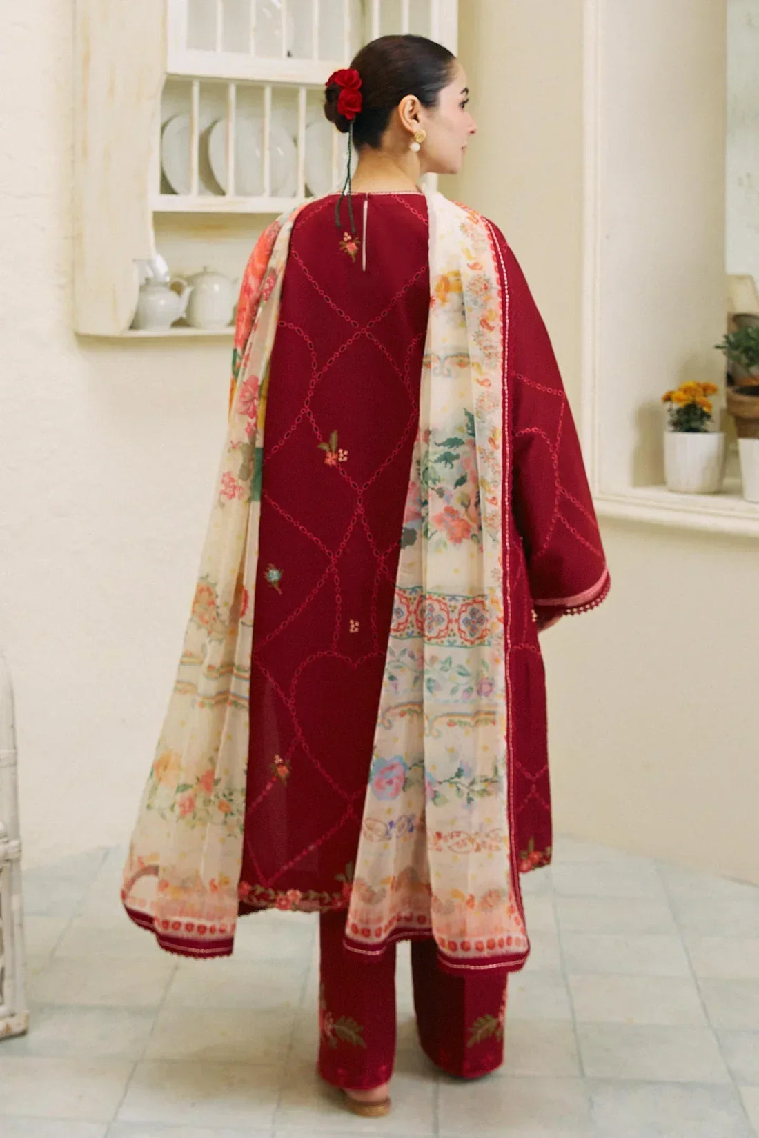 Zara Shahjahan | Coco Lawn 24 | RUHI-10B -  Zara Shahjahan Luxury -  House of Maryam