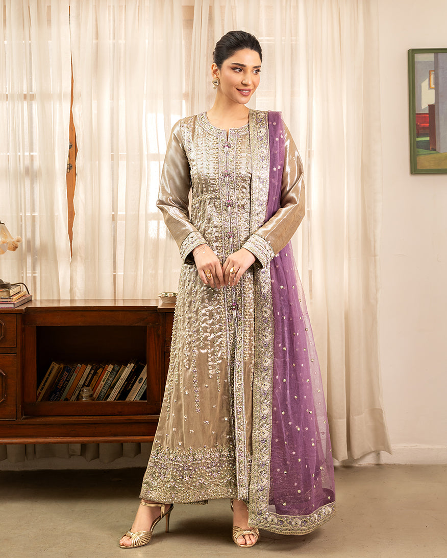 Mushq | Sunehri Lama Silk | Rumsha