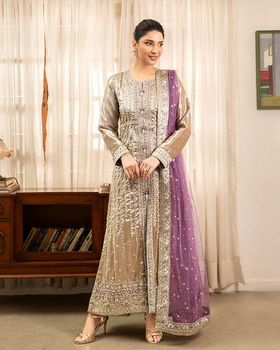 Mushq | Sunehri Lama Silk | Rumsha
