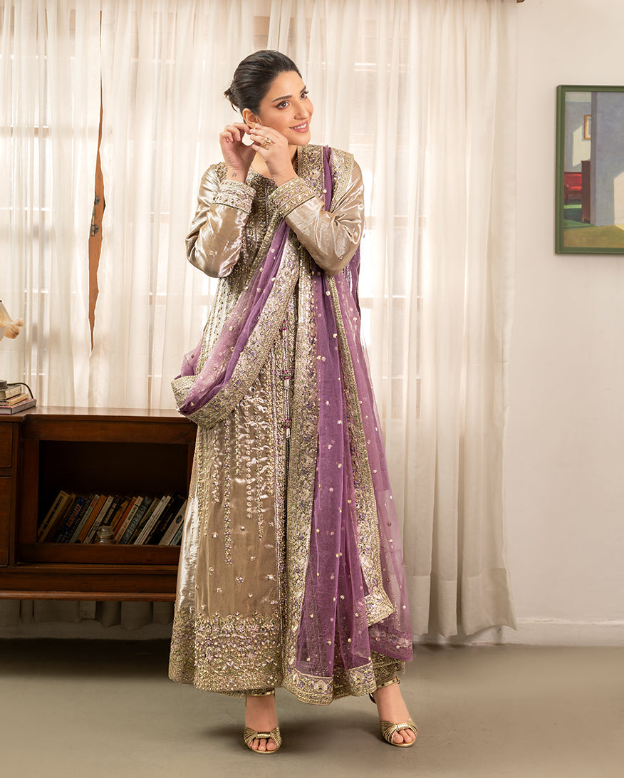Mushq | Sunehri Lama Silk | Rumsha-2