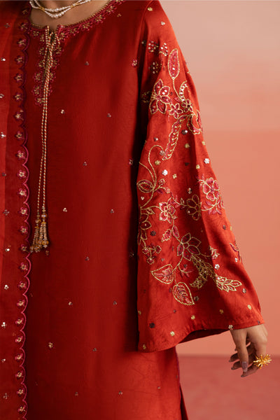 Batik | Gulmohar Festive Eid Edit 26' | Rust Livia 3Pc