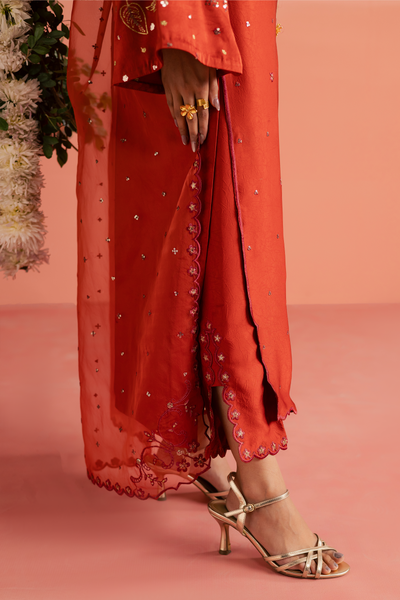 Batik | Gulmohar Festive Eid Edit 26' | Rust Livia 3Pc
