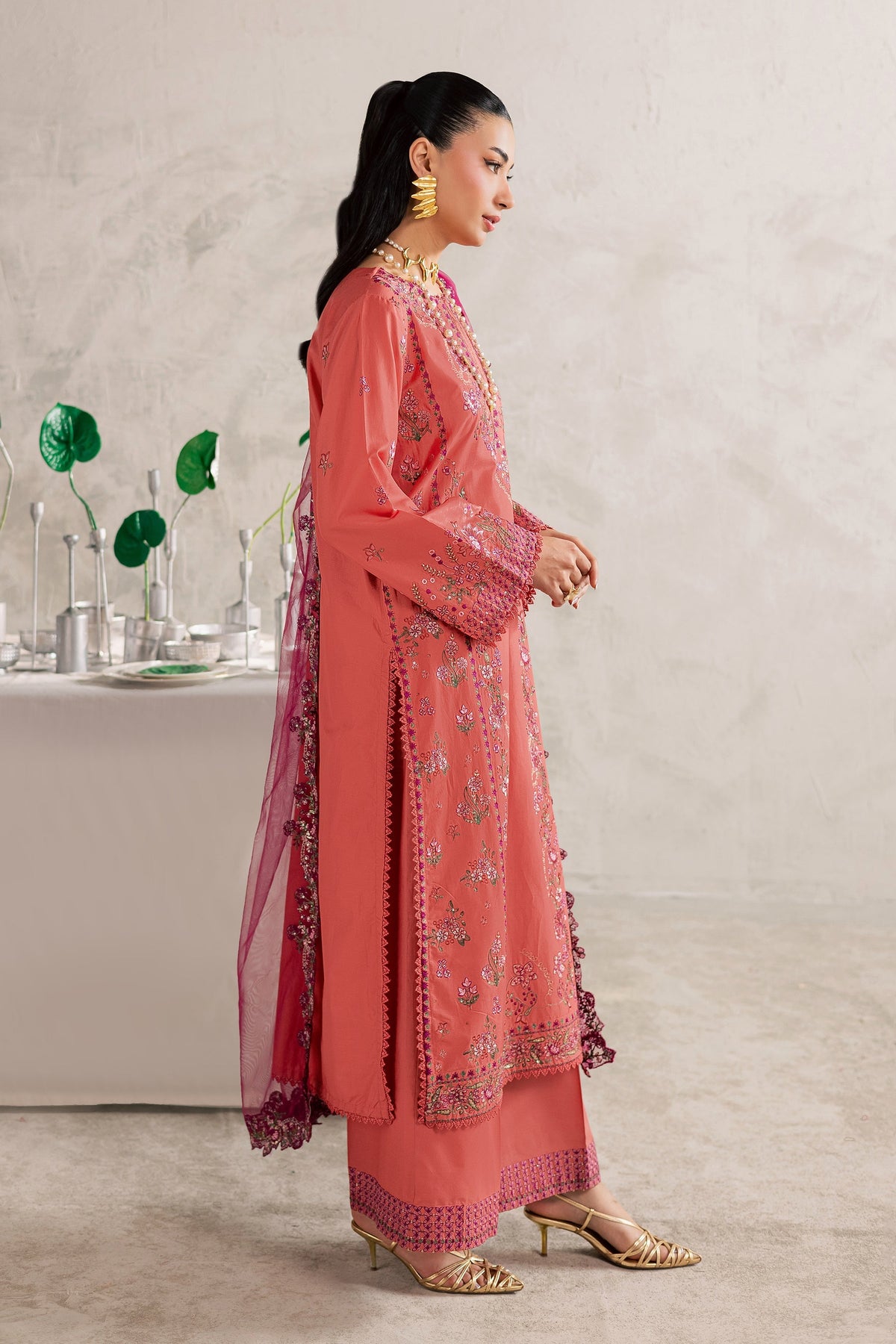 Batik | Festive Eid 26 | Rust Nazneen, image 2