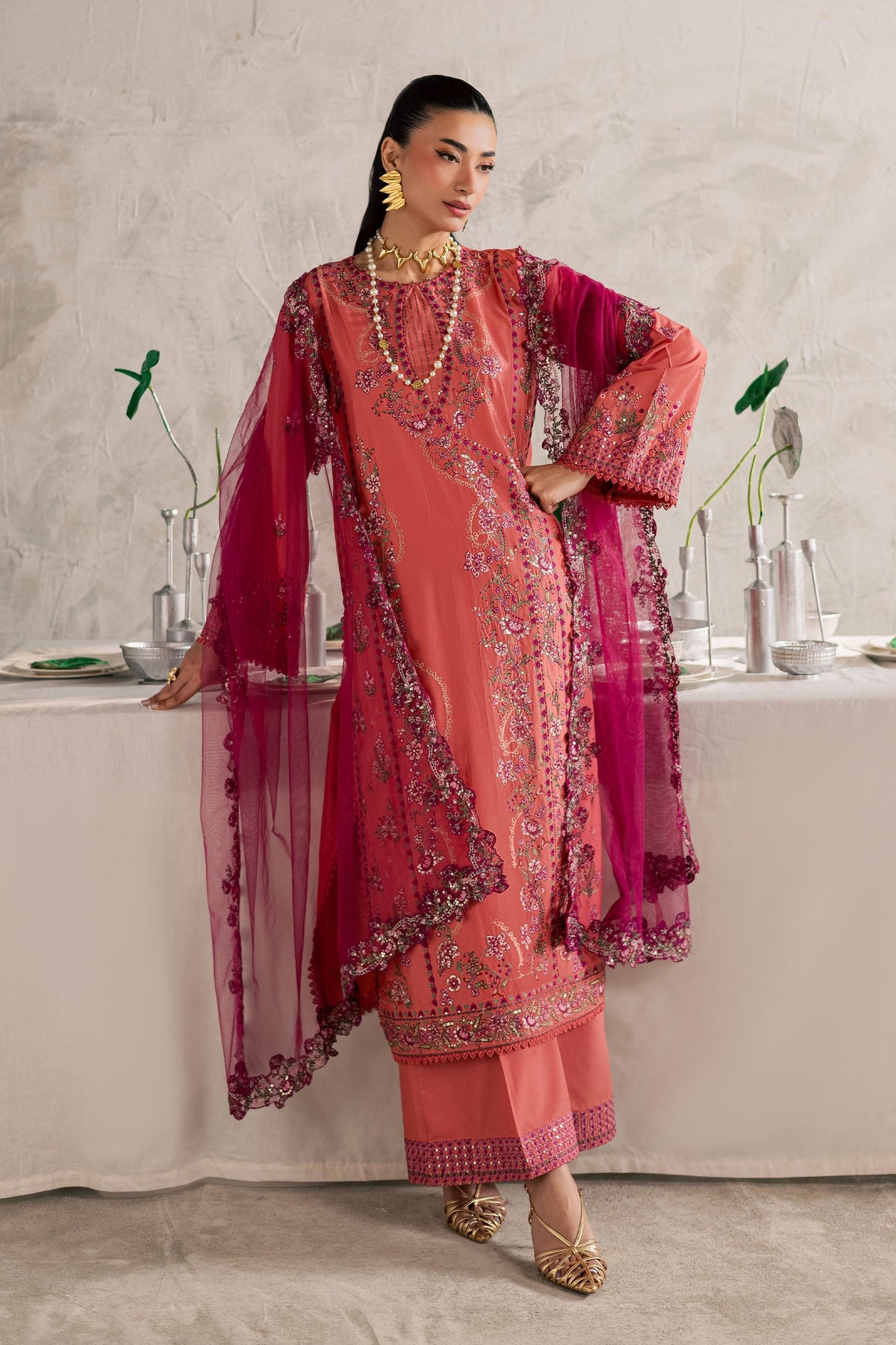 Batik | Festive Eid 26 | Rust Nazneen, image 5