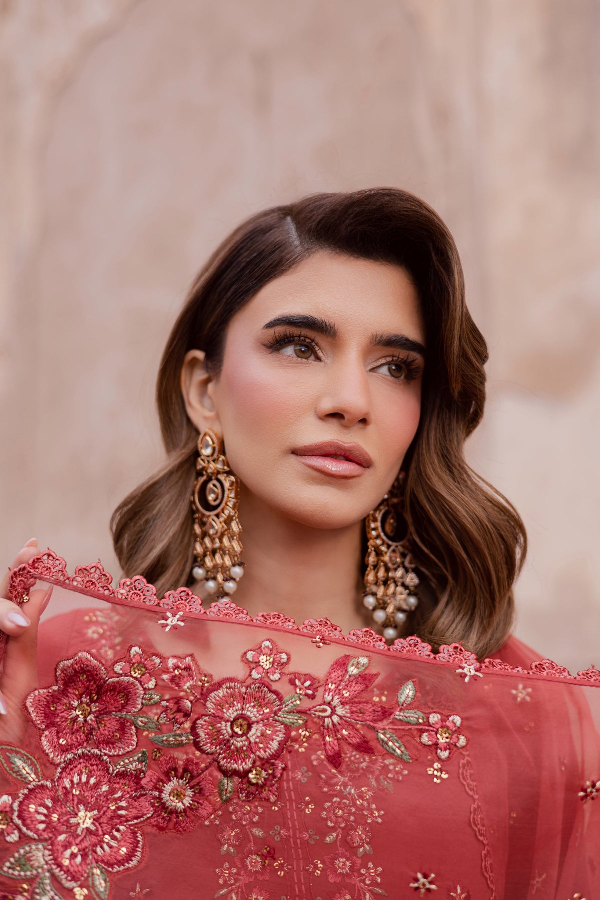 Batik | Gulmohar Festive Eid Edit 26' | Rusty Iris 3pc, image 7