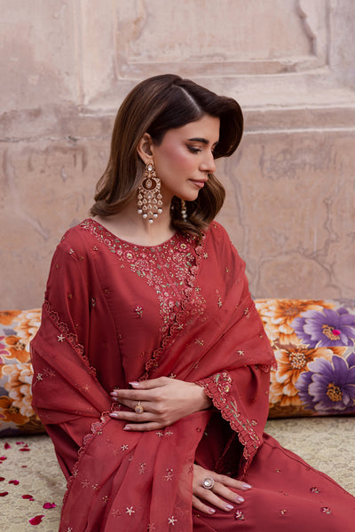 Batik | Gulmohar Festive Eid Edit 26' | Rusty Iris 3pc