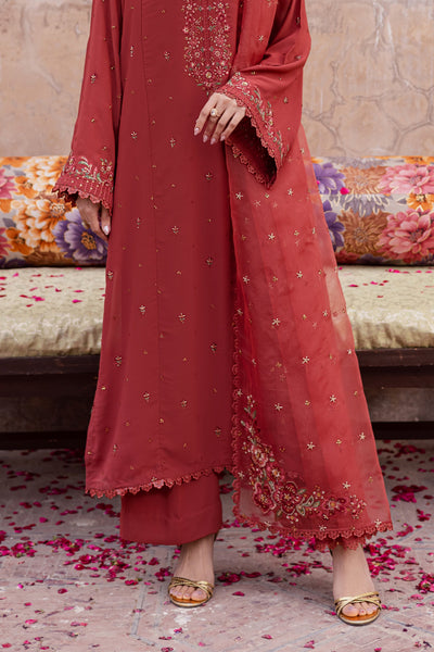 Batik | Gulmohar Festive Eid Edit 26' | Rusty Iris 3pc