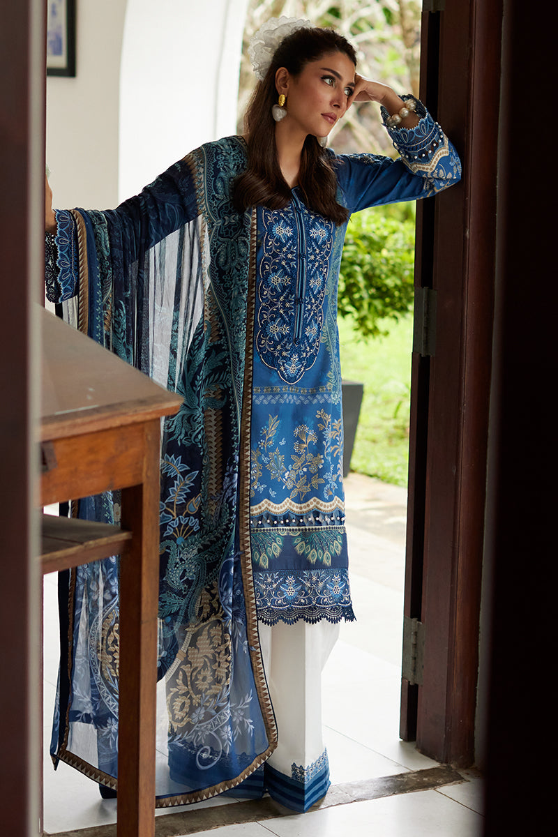 Gulaal | Saffira Lawn 25 | Aadhya -  Gulaal Ladies Clothes - Original Designer Dress - House of Maryam