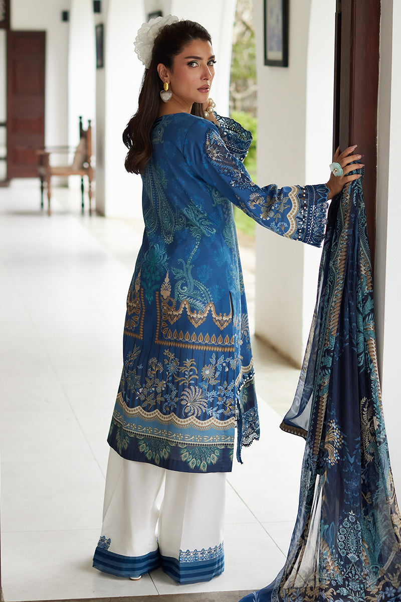 Gulaal | Saffira Lawn 25 | Aadhya -  Gulaal Ladies Clothes - Original Designer Dress - House of Maryam