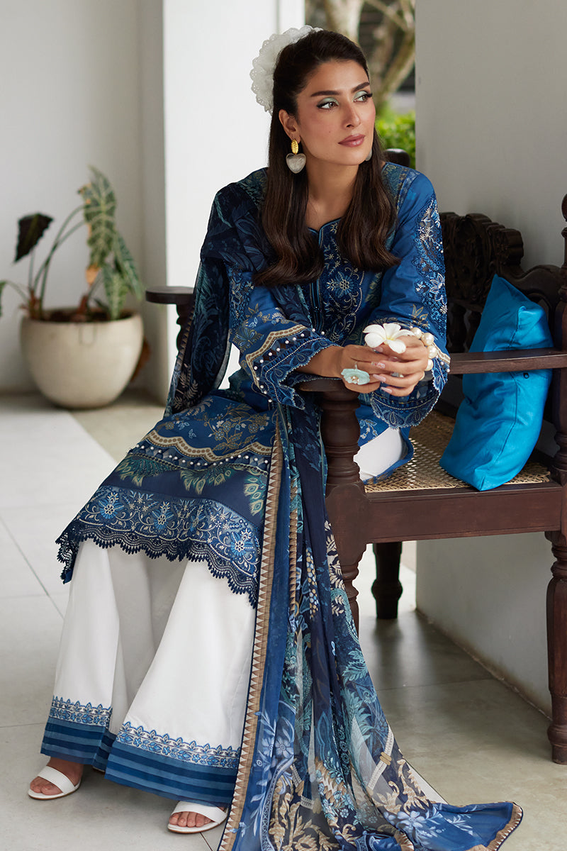 Gulaal | Saffira Lawn 25 | Aadhya -  Gulaal Ladies Clothes - Original Designer Dress - House of Maryam