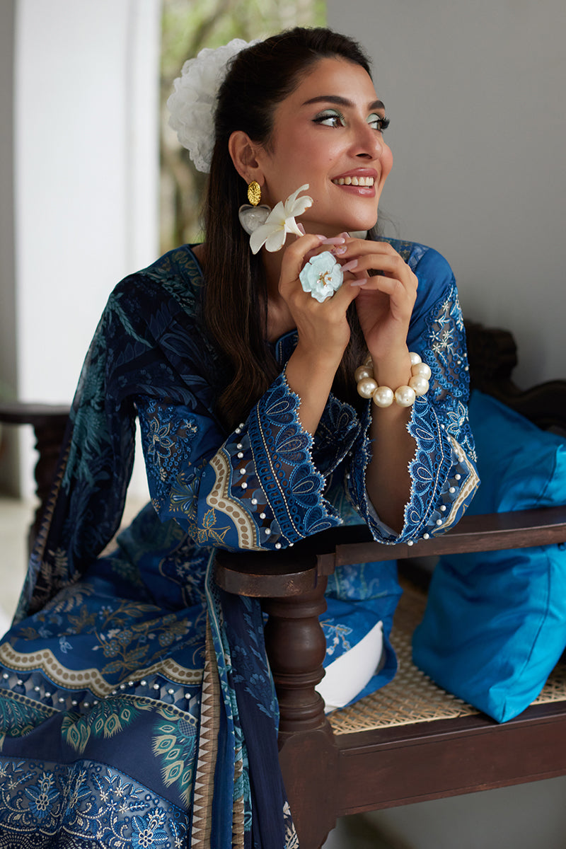 Gulaal | Saffira Lawn 25 | Aadhya -  Gulaal Ladies Clothes - Original Designer Dress - House of Maryam