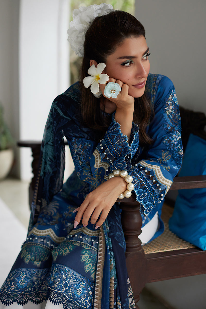 Gulaal | Saffira Lawn 25 | Aadhya -  Gulaal Ladies Clothes - Original Designer Dress - House of Maryam
