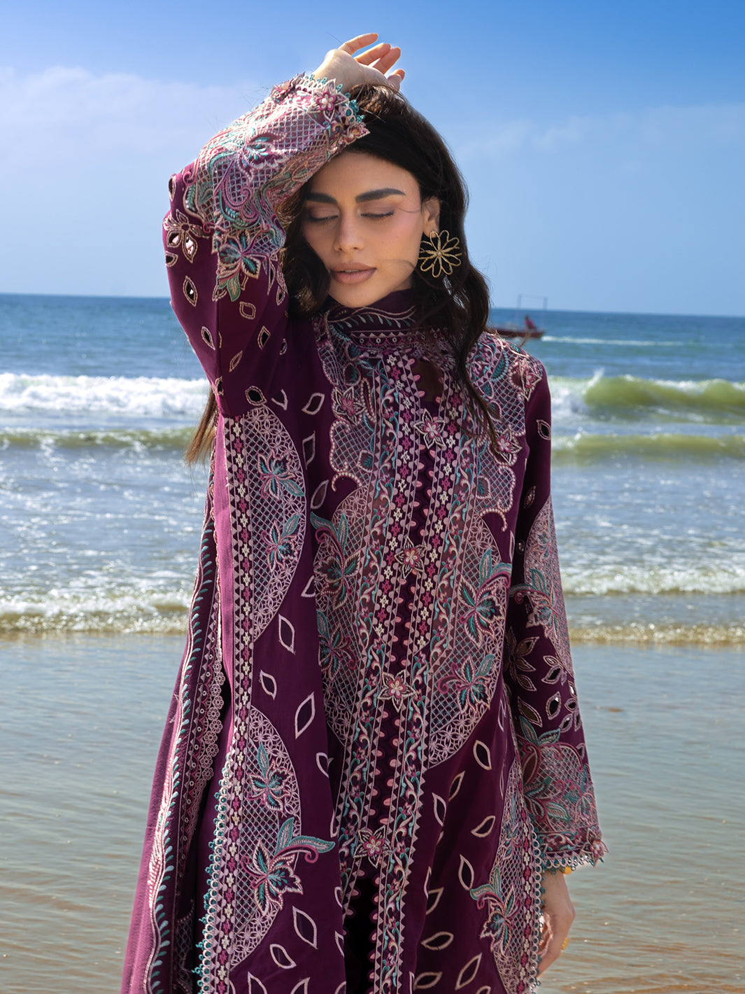 Mahnur Sirene | Luxury Lawn 26 | S-01, image 7